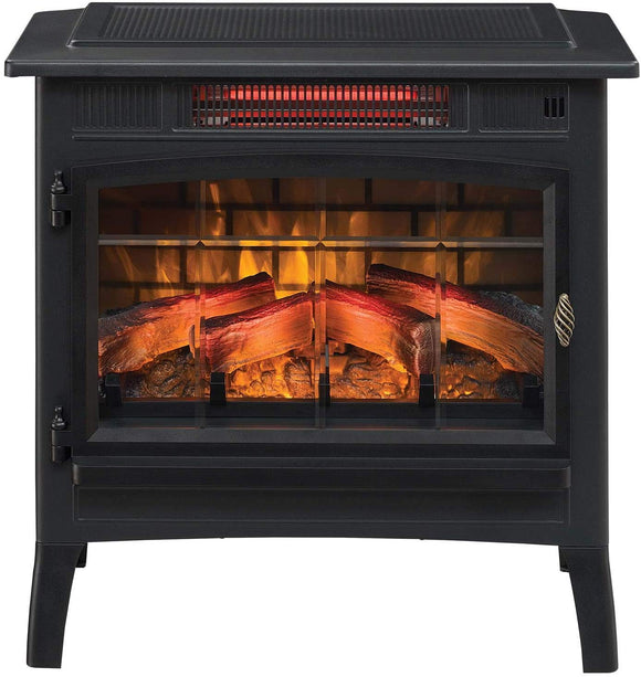 Duraflame 3D Infrared Electric Fireplace Stove with Remote Control - Portable Indoor Space Heater