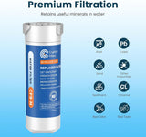 Crystala Filters Refrigerator Water Filter - Compatible Replacement Filter