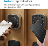ULTRALOQ Smart Lock Deadbolt with Fingerprint - Keyless Entry for Android & iOS, HomeKit Compatible