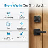 ULTRALOQ Smart Lock Deadbolt with Fingerprint - Keyless Entry for Android & iOS, HomeKit Compatible