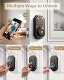 Keyless Entry Smart Lock Deadbolt with Fingerprint Scanner - Easy DIY Installation