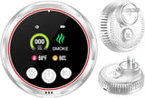 HAKINAKU Smoke and Carbon Monoxide Detector with Temperature & Humidity Monitor - 10 Year Battery