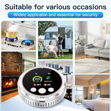 HAKINAKU Smoke and Carbon Monoxide Detector with Temperature & Humidity Monitor - 10 Year Battery