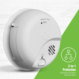 First Alert SMICO100 Battery Operated Smoke and Carbon Monoxide Detector - Combination Safety Alarm