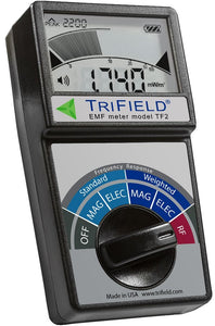 Electric Field, Radio Frequency (RF) Field, Magnetic Field Strength Meter by Trifield – EMF Meter Model TF2 – Detect 3 Types of Electromagnetic Radiation with 1 Device – Made in USA by AlphaLab, Inc.