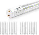 (20 Pack) Parmida LED T8 Light Tube, Type B, 4FT, 18W (40W Equivalent), 2200lm, UL