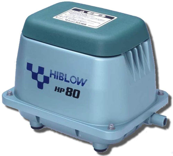 Hi-blow (hp 80) linear air pump pond aeration septic aerator
