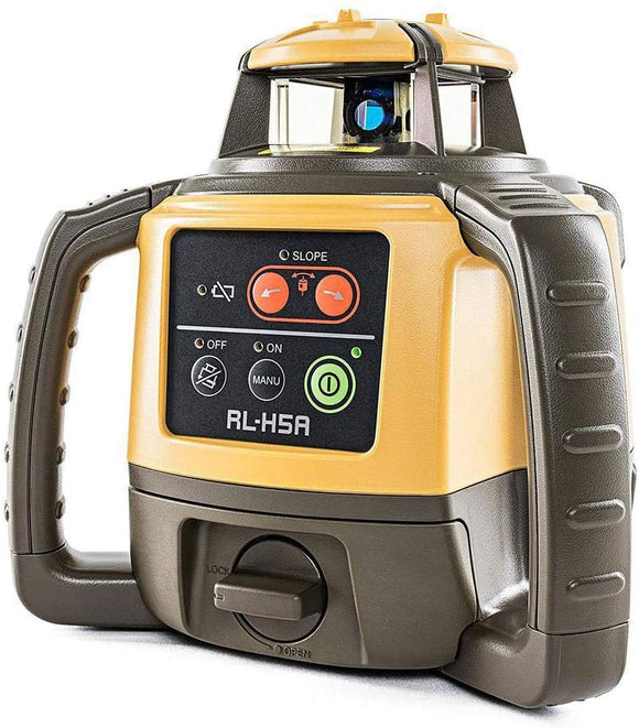 Topcon RL-H5A Horizontal Self-Leveling Rotary Laser with LS-80L Receiver - Dry Cell Battery