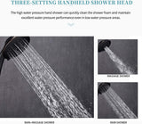 Shower System, Wall Mounted Shower Faucet Set for Bathroom with High Pressure 8" Rain Shower head and 3-Setting Handheld Shower Head Set, Oil Rubbed Bronze (Rough in Valve Included)