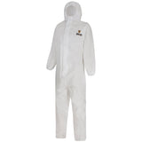 ALPHA SOLWAY ALPHASHIELD 1000 FR TYPE 5/6 PROTECTIVE COVERALL WHITE MEDIUM 36-39" CHEST 30" L