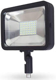 ASD LED 30W Floodlight with Knuckle Mount, Super Slim, Compact SMD Outdoor Landscape Waterproof