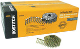BOSTITCH CR3DGAL 1-1/4-Inch Smooth Shank 15 Degree Coil Roofing Nails, 7,200 Pieces