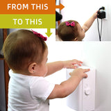 Baby Safety Outlet Cover BOX [Patent Pending] Double Lock for Much Better Toddler Proofing, Easier Operation,