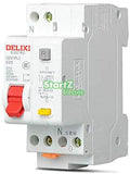 CHUN-Accessory - 25A 1P+N DPNL RCBO Circuit Breaker DE47LE DELIXI
