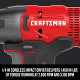 CRAFTSMAN V20 Cordless Drill Combo Kit, 2 Tool (CMCK200C2)
