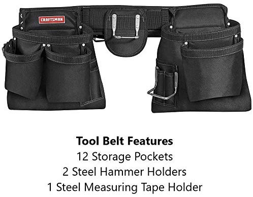 Craftsman tool belt clearance