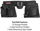 Craftsman Professional Heavy Duty Tool Belt Contractor Rig with Adjustable Padded Belt