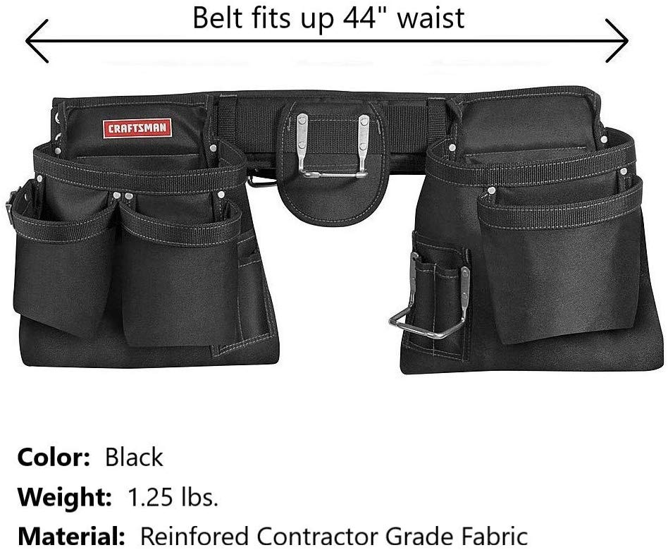 Craftsman leather tool belt sales