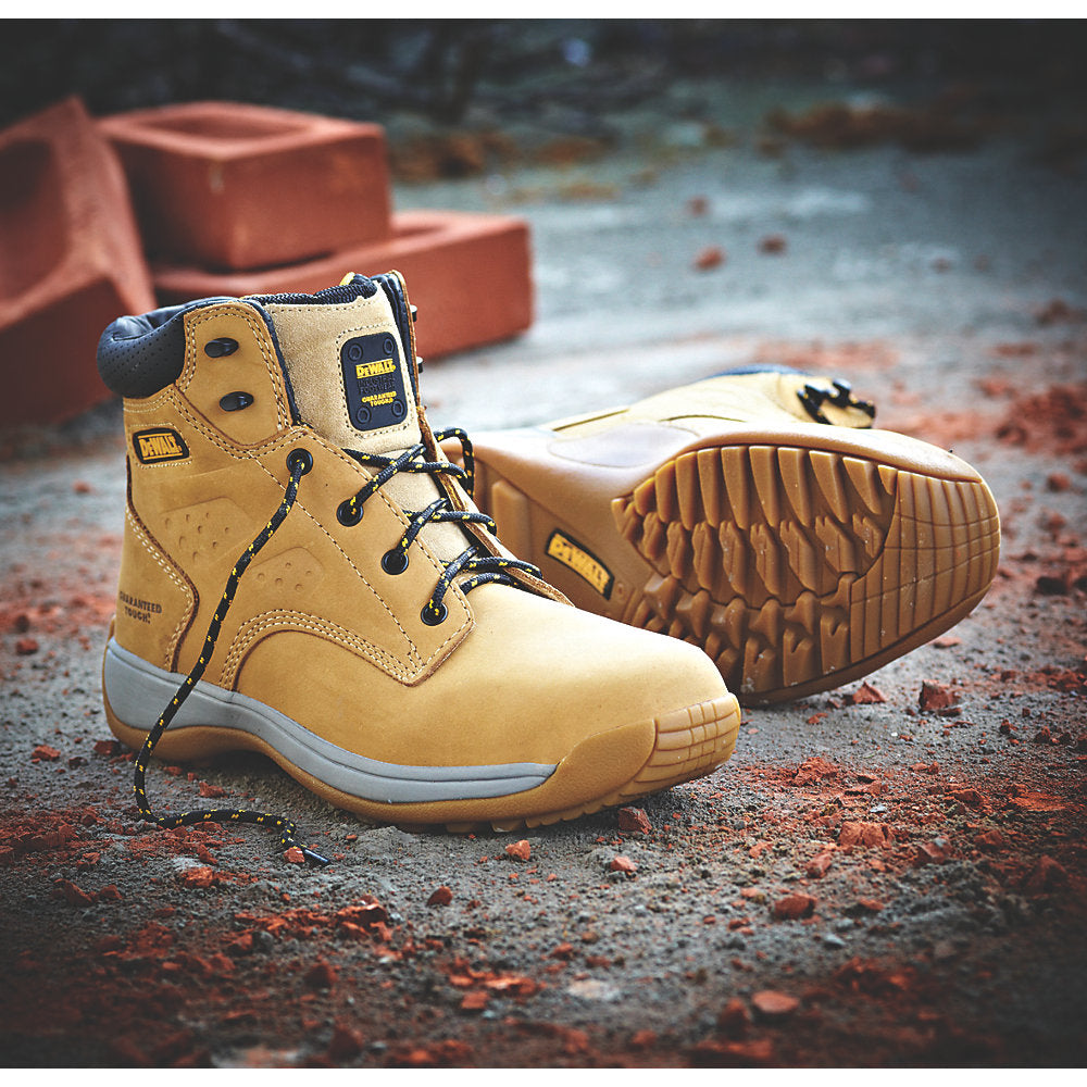 DEWALT BOLSTER SAFETY BOOTS HONEY SIZE 9 Pete s Tools Home Improvement
