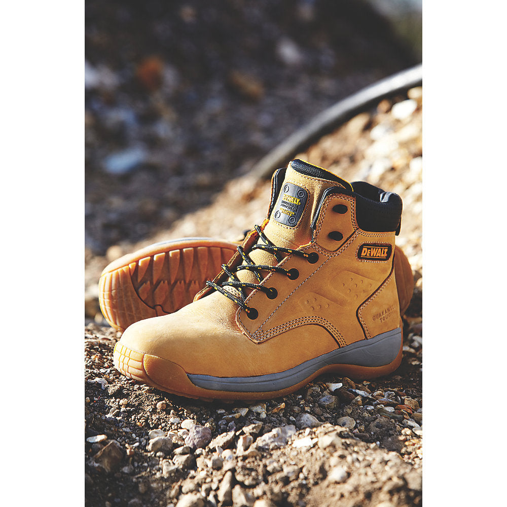 Dewalt bolster safety boots honey size 9 outlet