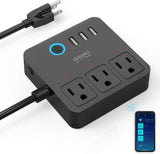 Gosund Smart Power Strip Work with Alexa Google Home,WiFi Outlets Surge Protector with 3 USB 3