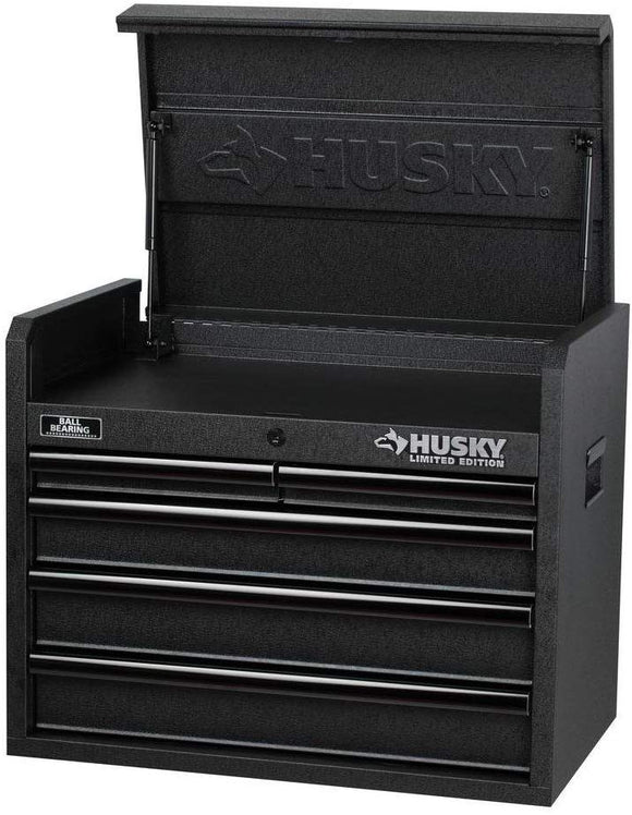 Husky 26 in. 5-Drawer Tool Chest, Textured Black