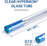 Hyperikon T8 4 Foot LED Tube, 40 Watt Replacement (18W) Glass T10 T12 Light Bulbs, 5000K