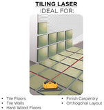 Johnson Level & Tool 40-6624 Tiling Laser with Perpendicular Lasers for Flooring Installation
