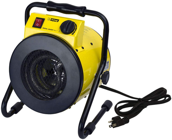 KING PSH1215T Portable Shop Heater with Thermostat, Yellow