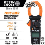 Klein Tools CL900 Clamp Meter, Digital Autoranging Multimeter