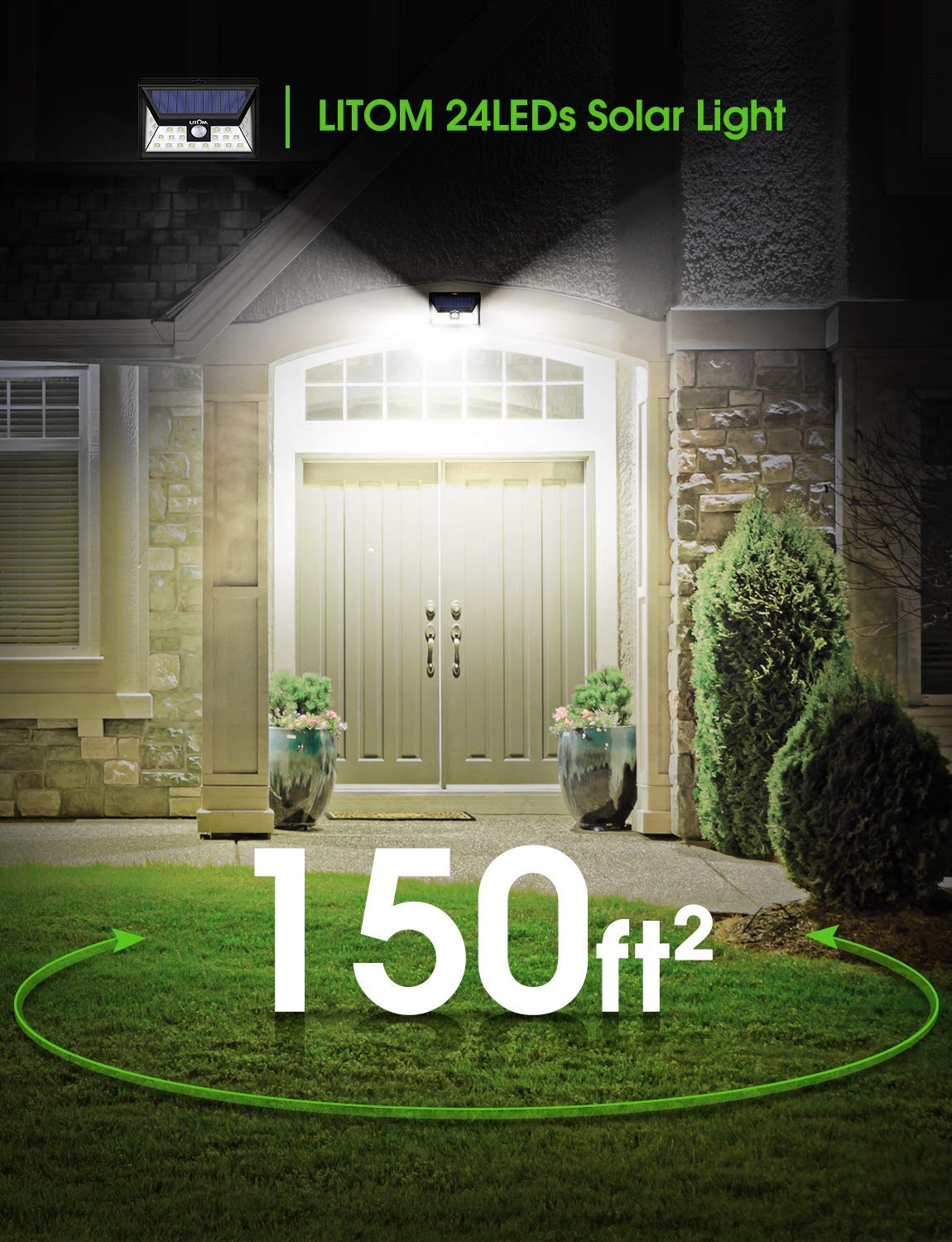 Litom original solar lights outdoor on sale