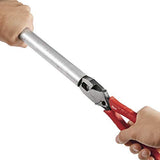 Milwaukee 48-22-6100 9 Inch Leverage Lineman Pliers w/ Crimper and Pipe Reaming Head Design