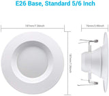MustWin Smart Retrofit Led Recessed Lighting 6 inch LED Downlight, Bluetooth Mesh LED Can Lights Color Changing, Voice Control via Alexa