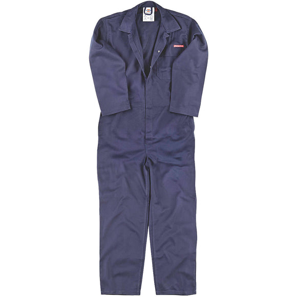 DICKIES FR24/7 FLAME RETARDANT COVERALL NAVY LARGE 46