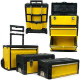 Stalwart Oversized Portable Tool Chest, Three Tool boxes in One