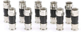 THE CIMPLE CO - Coaxial Cable Compression Fitting | 10 Pack | Connector