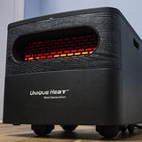 Unique Heat 1500-Watt PTC Personal Home & Office Desk Portable Indoor Electric Infrared Room