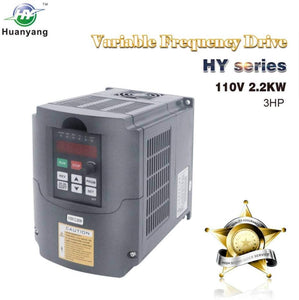 VFD 110V 2.2KW 3hp Variable Frequency CNC Drive Inverter Converter for 3 Phase Motor Speed Control