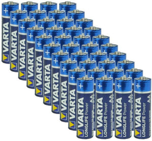 Varta AA Alkaline Batteries - 40 Pack