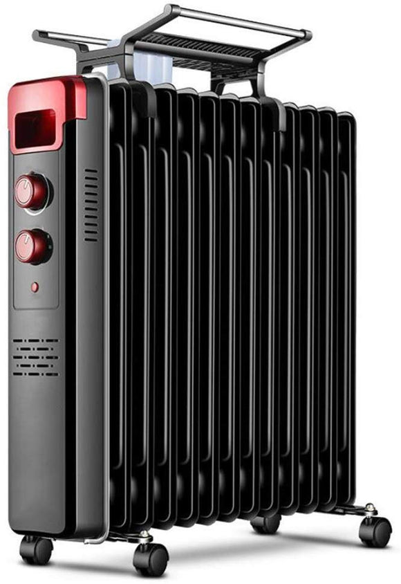YLOVOW Heater Mini Oil Filled Radiator 2000w 11fin Small Plug in Portable Electric Heater