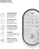 Yale Security Yale Assure Lock Push Button Keypad with Z-Wave, Satin Nickel